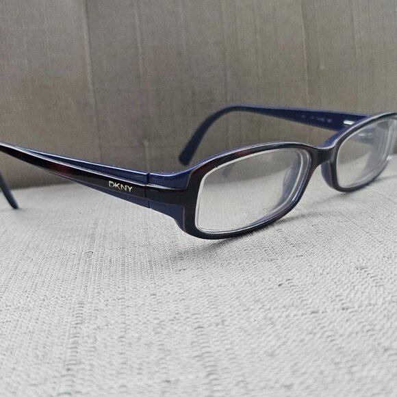DKNY Women Glasses Frame Eyewear Blue/Brown Tone 51[]16 135 Eyeglass Frame only - Picture 2 of 11